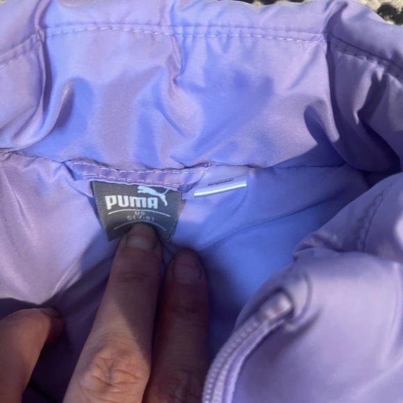Puma Kids Lavender Quilted Vest - Picture 4 of 4